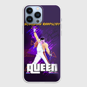 Чехол для iPhone 13 Pro Max с принтом Queen в Екатеринбурге,  |  | bohemian | brian | freddie | john | mercury | must go on | queen | rhapsody | roger | taylor | the miracle | the show | богемская | рапсодия | роджер тейлор | фредди меркьюри