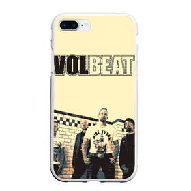 Чехол для iPhone 7Plus/8 Plus матовый с принтом Volbeat в Екатеринбурге, Силикон | Область печати: задняя сторона чехла, без боковых панелей | Тематика изображения на принте: groove metal | hardcore | psychobilly | volbeat | волбит
