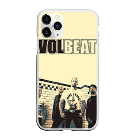 Чехол для iPhone 11 Pro матовый с принтом Volbeat в Екатеринбурге, Силикон |  | Тематика изображения на принте: groove metal | hardcore | psychobilly | volbeat | волбит