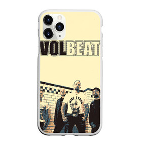 Чехол для iPhone 11 Pro Max матовый с принтом Volbeat в Екатеринбурге, Силикон |  | groove metal | hardcore | psychobilly | volbeat | волбит