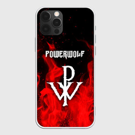 Чехол для iPhone 12 Pro с принтом POWERWOLF в Екатеринбурге, силикон | область печати: задняя сторона чехла, без боковых панелей | powerwolf | wolf | метал | пауэр метал. | повервольф | поверфульф | рок | хэви металб