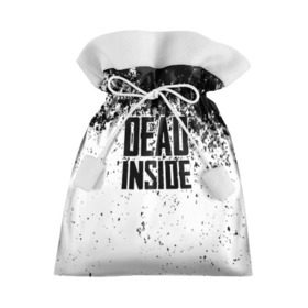 Подарочный 3D мешок с принтом Dead Inside в Екатеринбурге, 100% полиэстер | Размер: 29*39 см | Тематика изображения на принте: dead | dota | inside | аниме | внутри | гуль | дэд | инсайд | мертвец | мертвый | токийский
