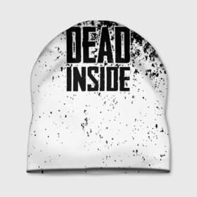 Шапка 3D с принтом Dead Inside в Екатеринбурге, 100% полиэстер | универсальный размер, печать по всей поверхности изделия | dead | dota | inside | аниме | внутри | гуль | дэд | инсайд | мертвец | мертвый | токийский