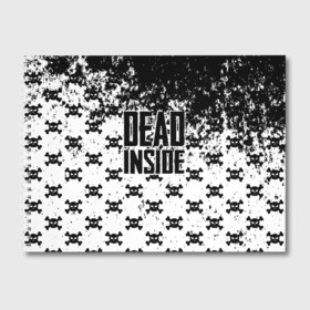 Альбом для рисования с принтом Dead Inside в Екатеринбурге, 100% бумага
 | матовая бумага, плотность 200 мг. | dead | dota | inside | аниме | внутри | гуль | дэд | инсайд | мертвец | мертвый | токийский