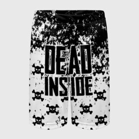 Детские спортивные шорты 3D с принтом Dead Inside в Екатеринбурге,  100% полиэстер
 | пояс оформлен широкой мягкой резинкой, ткань тянется
 | dead | dota | inside | аниме | внутри | гуль | дэд | инсайд | мертвец | мертвый | токийский