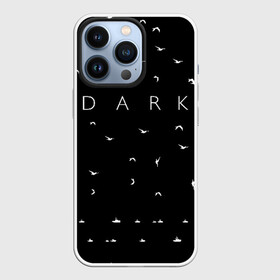 Чехол для iPhone 13 Pro с принтом DARK   Birds (Тьма) в Екатеринбурге,  |  | Тематика изображения на принте: 1921 | 1953 | 1986 | 2019 | 2052 | dark | future | jonas | logo | mikkel | mundus | no future | portal | sic | будущего | йонас | лого | логотип | миккель | надпись | нет | портал | сериал | сериалы | символ | тьма