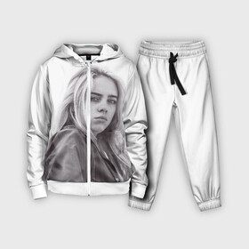 Детский костюм 3D с принтом BILLIE EILISH в Екатеринбурге,  |  | ayelish | bad guy | bellyache | bilie eilish | bilie elish | billie | billie eilish | eilish | electronic | elish | music | били айлиш | билли айлиш | эйлиш | элиш