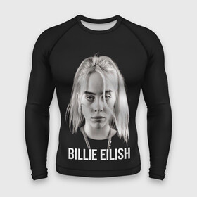 Мужской рашгард 3D с принтом BILLIE EILISH в Екатеринбурге,  |  | ayelish | bad guy | bellyache | bilie eilish | bilie elish | billie | billie eilish | eilish | electronic | elish | music | били айлиш | билли айлиш | эйлиш | элиш