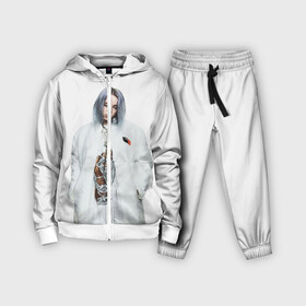 Детский костюм 3D с принтом BILLIE EILISH в Екатеринбурге,  |  | ayelish | bad guy | bellyache | bilie eilish | bilie elish | billie | billie eilish | eilish | electronic | elish | music | били айлиш | билли айлиш | эйлиш | элиш