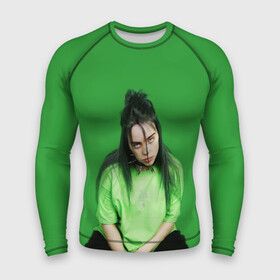 Мужской рашгард 3D с принтом BILLIE EILISH в Екатеринбурге,  |  | ayelish | bad guy | bellyache | bilie eilish | bilie elish | billie | billie eilish | eilish | electronic | elish | music | били айлиш | билли айлиш | эйлиш | элиш