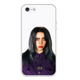 Чехол для iPhone 5/5S матовый с принтом BILLIE EILISH в Екатеринбурге, Силикон | Область печати: задняя сторона чехла, без боковых панелей | ayelish | bad guy | bellyache | bilie eilish | bilie elish | billie | billie eilish | eilish | electronic | elish | music | били айлиш | билли айлиш | эйлиш | элиш