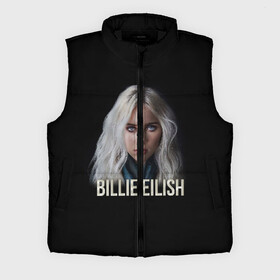 Мужской жилет утепленный 3D с принтом BILLIE EILISH в Екатеринбурге,  |  | ayelish | bad guy | bellyache | bilie eilish | bilie elish | billie | billie eilish | eilish | electronic | elish | music | били айлиш | билли айлиш | эйлиш | элиш