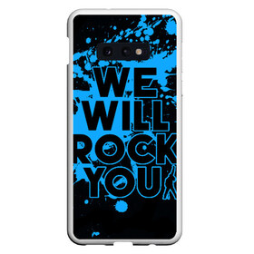 Чехол для Samsung S10E с принтом We Will Rock You в Екатеринбурге, Силикон | Область печати: задняя сторона чехла, без боковых панелей | Тематика изображения на принте: bohemian | brian | freddie | john | mercury | must go on | queen | rhapsody | roger | taylor | the miracle | the show | богемская | рапсодия | роджер тейлор | фредди меркьюри