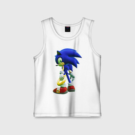 Детская майка хлопок с принтом Sonic в Екатеринбурге,  |  | hedgehog | metal sonic | silver | silver the hedgehog | sonic | sonic boom | sonic the hedgehog | еж | ёж сонник | ежик | игры | соник | фильмы