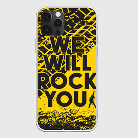 Чехол для iPhone 12 Pro Max с принтом We Will Rock You в Екатеринбурге, Силикон |  | bohemian | brian | freddie | john | mercury | must go on | queen | rhapsody | roger | taylor | the miracle | the show | богемская | рапсодия | роджер тейлор | фредди меркьюри