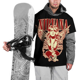 Накидка на куртку 3D с принтом Nirvana в Екатеринбурге, 100% полиэстер |  | bleach | blew | cobain | dave | geffen | hormoaning | in utero | incesticide | krist | kurt | nevermind | nirvana | novoselic | rock | vevo | геффен | курт кобейн | нирвана | рок