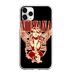 Чехол для iPhone 11 Pro Max матовый с принтом Nirvana в Екатеринбурге, Силикон |  | bleach | blew | cobain | dave | geffen | hormoaning | in utero | incesticide | krist | kurt | nevermind | nirvana | novoselic | rock | vevo | геффен | курт кобейн | нирвана | рок