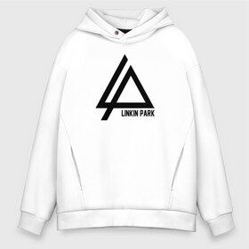 Мужское худи Oversize хлопок с принтом LINKIN PARK в Екатеринбурге, френч-терри — 70% хлопок, 30% полиэстер. Мягкий теплый начес внутри —100% хлопок | боковые карманы, эластичные манжеты и нижняя кромка, капюшон на магнитной кнопке | chester bennington | linkin park | mike shinoda | линкин парк