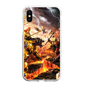 Чехол для iPhone XS Max матовый с принтом WARHAMMER 40K в Екатеринбурге, Силикон | Область печати: задняя сторона чехла, без боковых панелей | abaddon | armada | battlefleet gothic | black legion | warhammer 40k | абаддон | чёрный легион