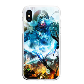 Чехол для iPhone XS Max матовый с принтом WARHAMMER 40K в Екатеринбурге, Силикон | Область печати: задняя сторона чехла, без боковых панелей | abaddon | armada | battlefleet gothic | black legion | warhammer 40k | абаддон | чёрный легион