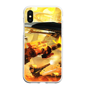 Чехол для iPhone XS Max матовый с принтом WARHAMMER 40K в Екатеринбурге, Силикон | Область печати: задняя сторона чехла, без боковых панелей | abaddon | armada | battlefleet gothic | black legion | warhammer 40k | абаддон | чёрный легион