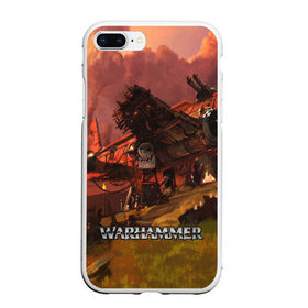 Чехол для iPhone 7Plus/8 Plus матовый с принтом WARHAMMER 40K в Екатеринбурге, Силикон | Область печати: задняя сторона чехла, без боковых панелей | abaddon | armada | battlefleet gothic | black legion | warhammer 40k | абаддон | чёрный легион