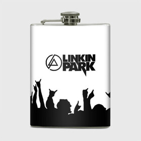 Фляга с принтом LINKIN PARK | ЛИНКИН ПАРК в Екатеринбурге, металлический корпус | емкость 0,22 л, размер 125 х 94 мм. Виниловая наклейка запечатывается полностью | Тематика изображения на принте: chester bennington | linkin park | mike shinoda | линкин парк