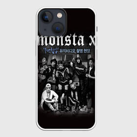 Чехол для iPhone 13 mini с принтом Monsta X в Екатеринбурге,  |  | dramarama | edm | hyungwon | idol | im | j pop | jooheon | k pop | kihyun | kpop | minhyuk | mv | shownu | the code | wonho | вонхо | монста х | хип хоп