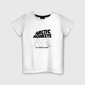 Детская футболка хлопок с принтом AM в Екатеринбурге, 100% хлопок | круглый вырез горловины, полуприлегающий силуэт, длина до линии бедер | alex turner | arctic monkeys | алекс тёрнер | арктик монкейс | арктические обезьяны