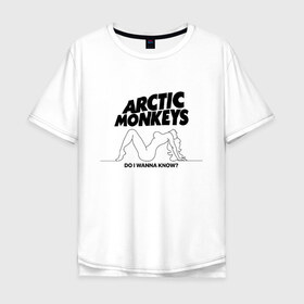 Мужская футболка хлопок Oversize с принтом AM в Екатеринбурге, 100% хлопок | свободный крой, круглый ворот, “спинка” длиннее передней части | alex turner | arctic monkeys | алекс тёрнер | арктик монкейс | арктические обезьяны