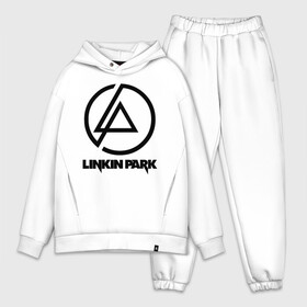 Мужской костюм хлопок OVERSIZE с принтом LINKIN PARK в Екатеринбурге,  |  | chester bennington | linkin park | mike shinoda | линкин парк