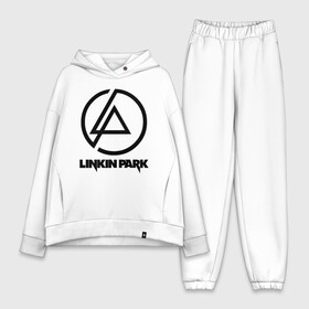 Женский костюм хлопок Oversize с принтом LINKIN PARK в Екатеринбурге,  |  | chester bennington | linkin park | mike shinoda | линкин парк