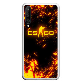 Чехол для Honor P30 с принтом CS GO FIRE в Екатеринбурге, Силикон | Область печати: задняя сторона чехла, без боковых панелей | astralis | awp | counter strike | cs go | cs go global offensive | faze clan | hyper beast | team liquid | астралис | тим ликвид | фейз клан | хайпер бист