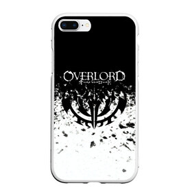 Чехол для iPhone 7Plus/8 Plus матовый с принтом Overlord в Екатеринбурге, Силикон | Область печати: задняя сторона чехла, без боковых панелей | Тематика изображения на принте: overlord | аниме | гранж | лого | логотип | оверлорд | сериал | текстура