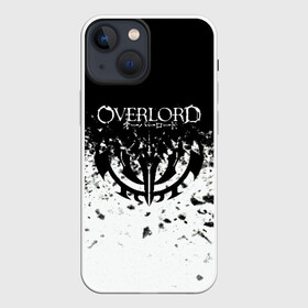 Чехол для iPhone 13 mini с принтом горизонт спрей оверлорд в Екатеринбурге,  |  | overlord | аниме | гранж | лого | логотип | оверлорд | сериал | текстура