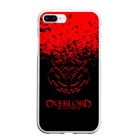 Чехол для iPhone 7Plus/8 Plus матовый с принтом Overlord в Екатеринбурге, Силикон | Область печати: задняя сторона чехла, без боковых панелей | overlord | аниме | гранж | лого | логотип | оверлорд | сериал | текстура