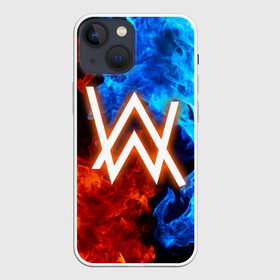 Чехол для iPhone 13 mini с принтом ALAN WALKER в Екатеринбурге,  |  | alan walker | aw | electro | electro music | music | алан уокер | музыка | музыкант | электро | электронная музыка