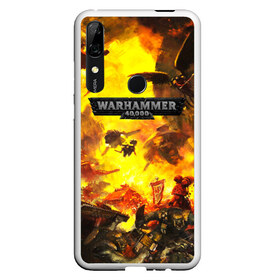 Чехол для Honor P Smart Z с принтом WARHAMMER 40K в Екатеринбурге, Силикон | Область печати: задняя сторона чехла, без боковых панелей | abaddon | armada | battlefleet gothic | black legion | warhammer 40k | абаддон | чёрный легион