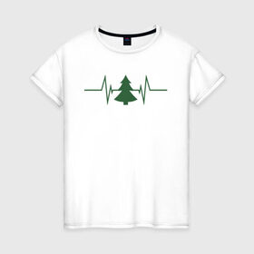 Женская футболка хлопок с принтом Жизнь дерева в Екатеринбурге, 100% хлопок | прямой крой, круглый вырез горловины, длина до линии бедер, слегка спущенное плечо | лес | пожары в сибири | посади дерево | сибирь | сибирь горит | спасите сибирь | тайга