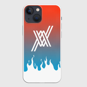 Чехол для iPhone 13 mini с принтом two XX flame в Екатеринбурге,  |  | darling in the franxx | franxx. | zero two