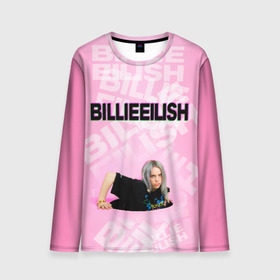 Мужской лонгслив 3D с принтом Billie Eilish в Екатеринбурге, 100% полиэстер | длинные рукава, круглый вырез горловины, полуприлегающий силуэт | Тематика изображения на принте: ayelish | bad guy | bellyache | bilie eilish | bilie elish | billie | billie eilish | eilish | electronic | elish | music | билли айлиш | эйлиш | элиш