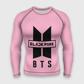 Мужской рашгард 3D с принтом BTS and BLACKPINK в Екатеринбурге,  |  | bangtan boys | black | blackpink | bt21 | bts | k pop | pink | rose | блек пинк | блекпинк | блэк пинк | блэкпинк | бтс