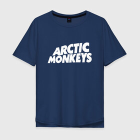Мужская футболка хлопок Oversize с принтом AM в Екатеринбурге, 100% хлопок | свободный крой, круглый ворот, “спинка” длиннее передней части | alex turner | arctic monkeys | алекс тёрнер | арктик монкейс | арктические обезьяны