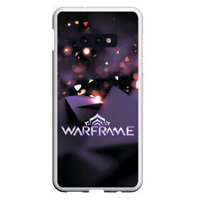 Чехол для Samsung S10E с принтом Warframe в Екатеринбурге, Силикон | Область печати: задняя сторона чехла, без боковых панелей | digital extremes | excalibur | nyx | saryn | space | warframe | варфрэйм | космос | шутер