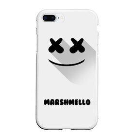 Чехол для iPhone 7Plus/8 Plus матовый с принтом РЮКЗАК MARSHMELLO в Екатеринбурге, Силикон | Область печати: задняя сторона чехла, без боковых панелей | marshmello | диджей | клуб | клубная музыка | маршмеллоу | маршмело | маршмэлло | маршмэллоу | маршмэло | музыка | электронная