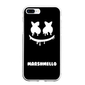 Чехол для iPhone 7Plus/8 Plus матовый с принтом РЮКЗАК MARSHMELLO в Екатеринбурге, Силикон | Область печати: задняя сторона чехла, без боковых панелей | marshmello | диджей | клуб | клубная музыка | маршмеллоу | маршмело | маршмэлло | маршмэллоу | маршмэло | музыка | электронная