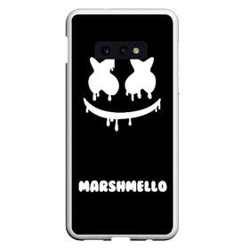 Чехол для Samsung S10E с принтом РЮКЗАК MARSHMELLO в Екатеринбурге, Силикон | Область печати: задняя сторона чехла, без боковых панелей | marshmello | диджей | клуб | клубная музыка | маршмеллоу | маршмело | маршмэлло | маршмэллоу | маршмэло | музыка | электронная