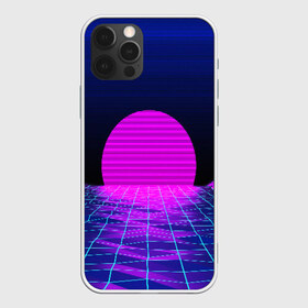 Чехол для iPhone 12 Pro Max с принтом RETRO SUNRISE в Екатеринбурге, Силикон |  | bright | colorful | cool | disco | music | music lover | retro | speaker | tape recorder | technique | vintage | винтаж | динамик | диско | магнитофон | меломан | музыка | неон | разноцветный | ретро | техника