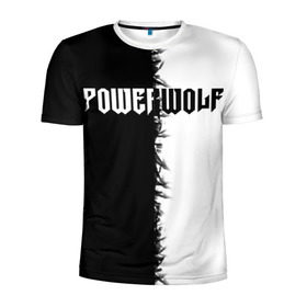 Мужская футболка 3D спортивная с принтом Powerwolf в Екатеринбурге, 100% полиэстер с улучшенными характеристиками | приталенный силуэт, круглая горловина, широкие плечи, сужается к линии бедра | 