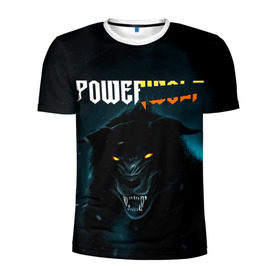Мужская футболка 3D спортивная с принтом Powerwolf в Екатеринбурге, 100% полиэстер с улучшенными характеристиками | приталенный силуэт, круглая горловина, широкие плечи, сужается к линии бедра | metal | powerwolf | пауэр метал | хэви метал